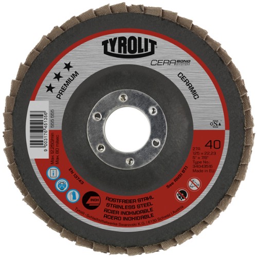 Lamellrondell TYROLIT Premium Cerabond vinklad