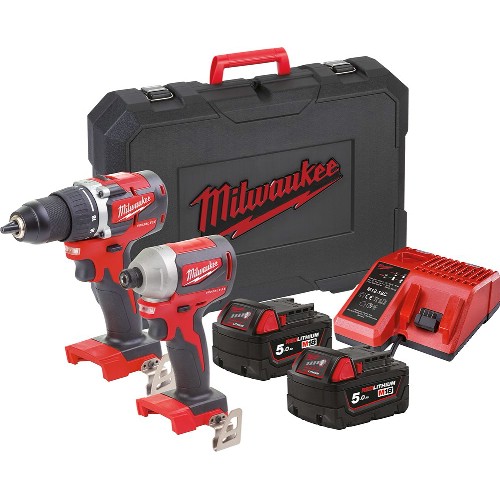 Kombipaket MILWAUKEE M18 CBLPP2B-502C 18 V