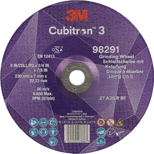 Navrondell 3M Cubitron 3 Stål/Rostfritt