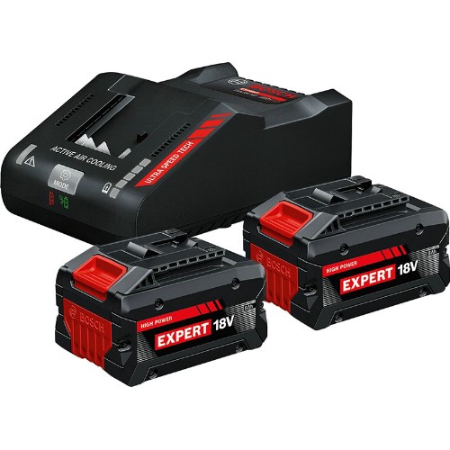 Laddare- och batteripaket BOSCH Expert 2x18 V 8,0 Ah Li-Ion